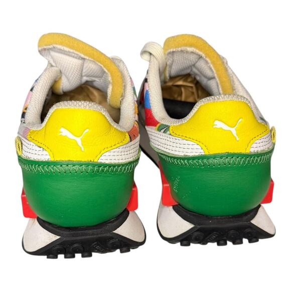 Puma Future Rider Play On Multicolor Sneakers Women’s 6.5 Retro Casual 383422-01 - Picture 5 of 8